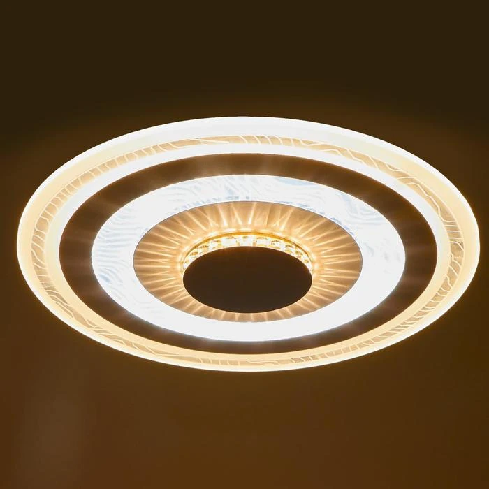 Светильник с ПДУ 74637/1 LED 108Вт диммер 3000-6000К белый 50х50х4 см 4941596
