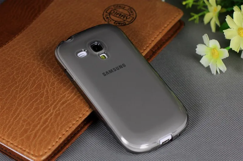 GREAT PRICE Ultra Thin Soft TPU Transparent crystal Gel Case For Samsung Galaxy S3 III Mini i8190 protector back cover |