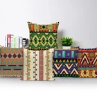 Африканский Стиль богемная подушка крышка в этническом стиле с геометрическим узором декоративная подушка для дивана домашний декор