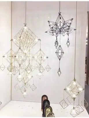 Креативная спальня дуплексный торговый центр коммерческий геометрический