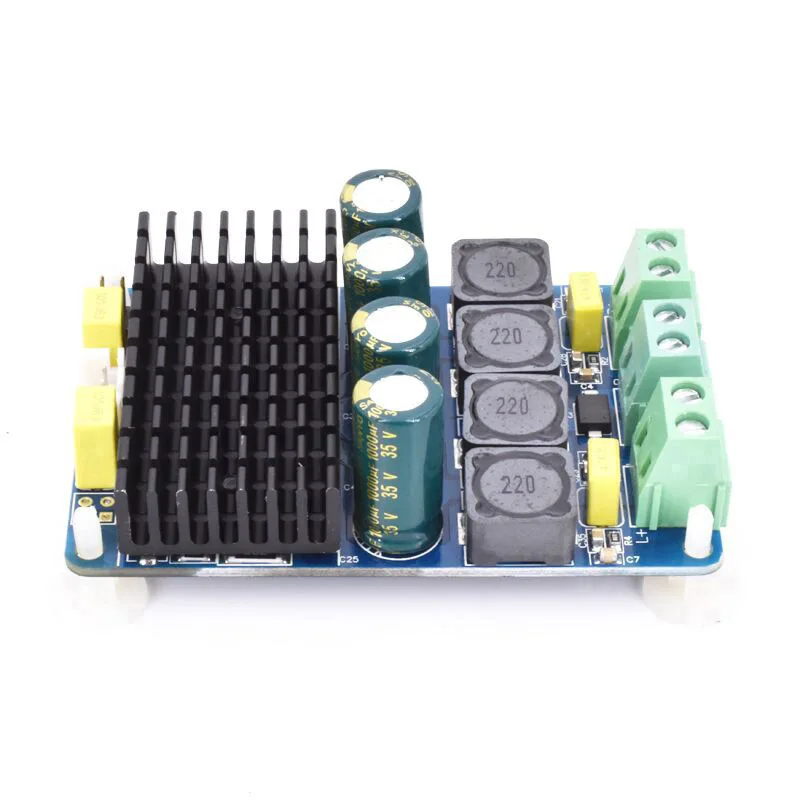 Двухканальный Сияющий цифровой декодер TDA7498 2x100 Вт аудиомодуль Стереоусилитель