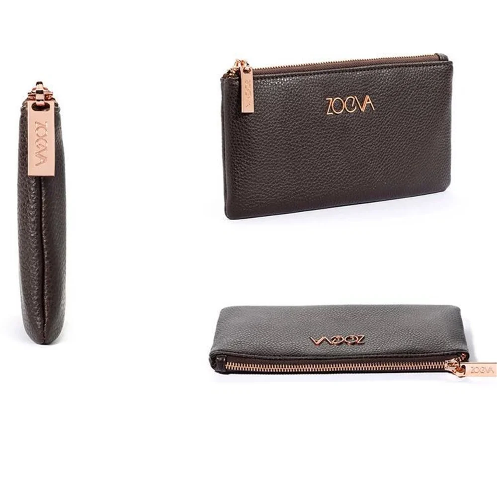 Zoeva кисти для нанесения макияжа розово-золотистый полный набор кистей глаз