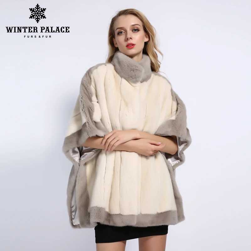 ЗИМНИЙ ДВОРЕЦ 2019 Мода Зимняя норковая шуба из импортного бархата сорта