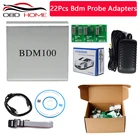 Адаптеры BDM-зондов, 22 шт. светодиодный-тестирование корпуса BDM для настройки микросхем BDM100 Fgtech с программированием адаптер BDM рамки Master CMD ECU