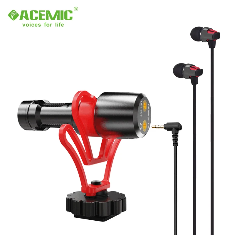 ACEMIC CAM50 Puls видео микрофон мини Запись дробовик для смартфона | Электроника