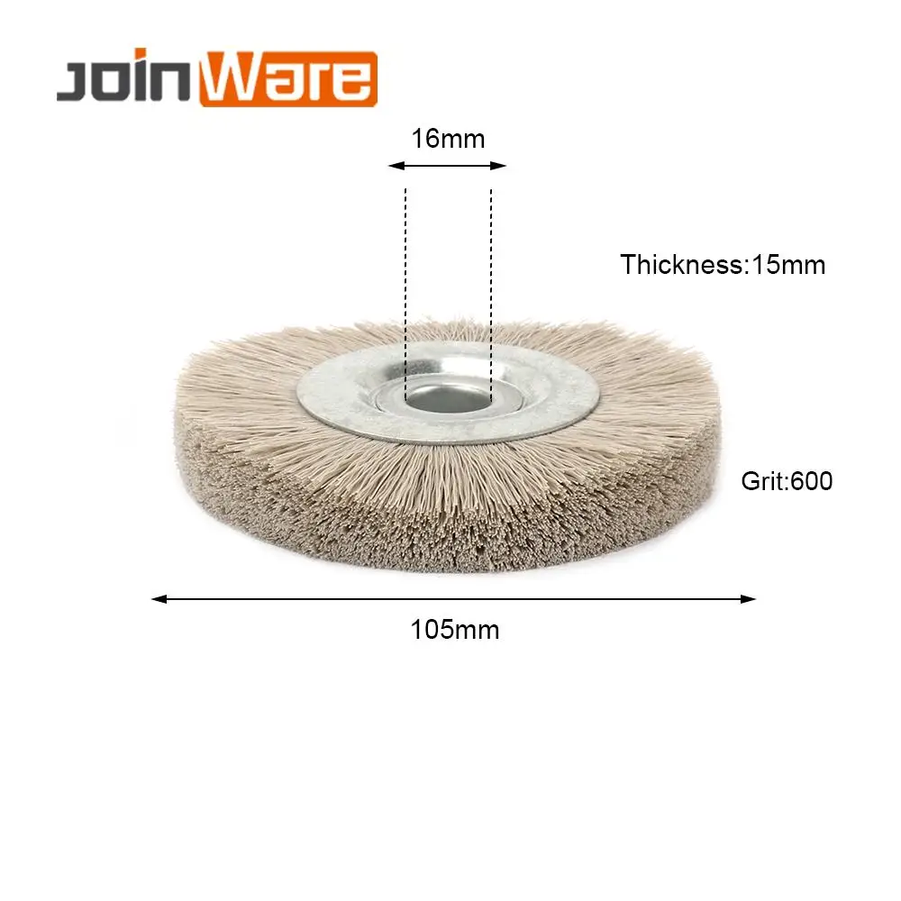 

4 Inch Abrasive Wire Import Nylon Wheel Polish Bench Grinder Wood Furniture 600#