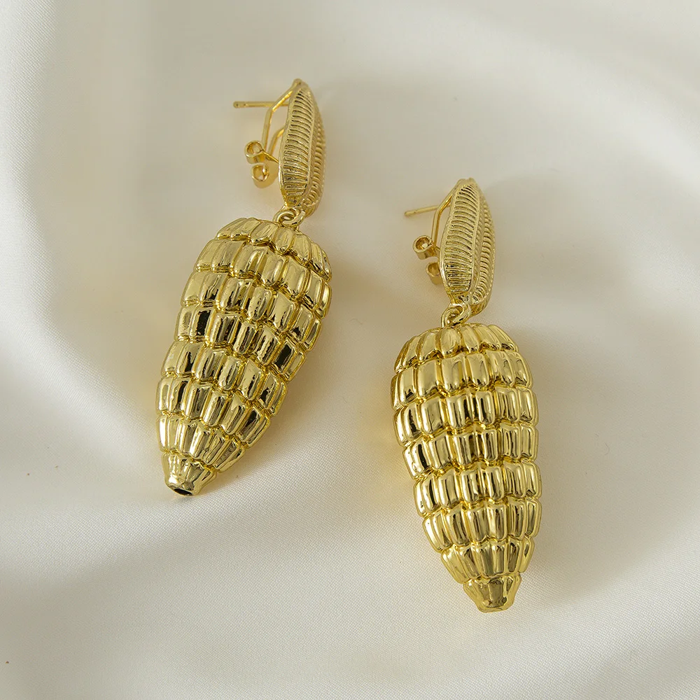 Серьги Нигерия офис сказочные этнические металлические покупки Хэллоуин новое