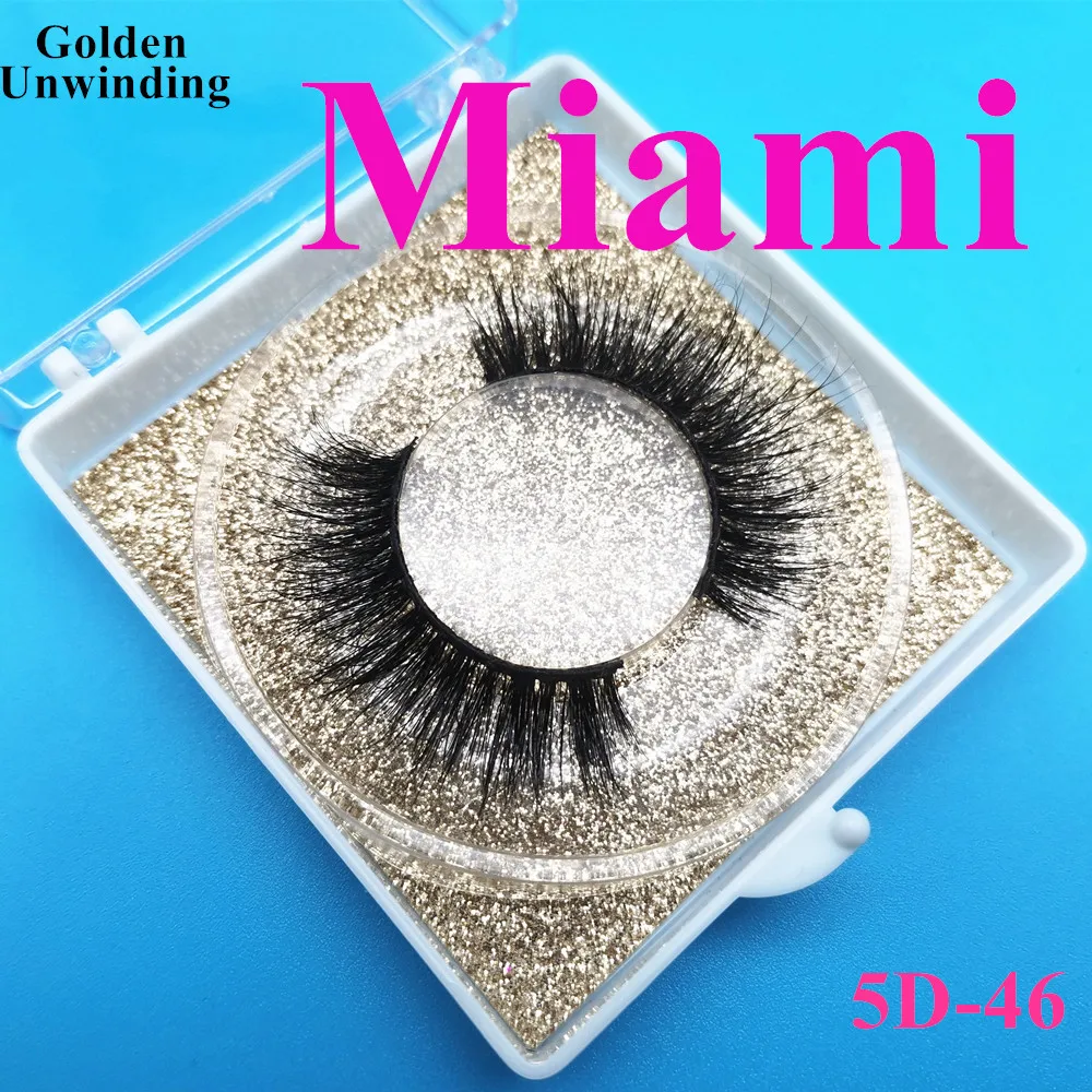 Золотистые разматывающиеся ресницы оптовая продажа Короткие 5D 46 8 15 мм