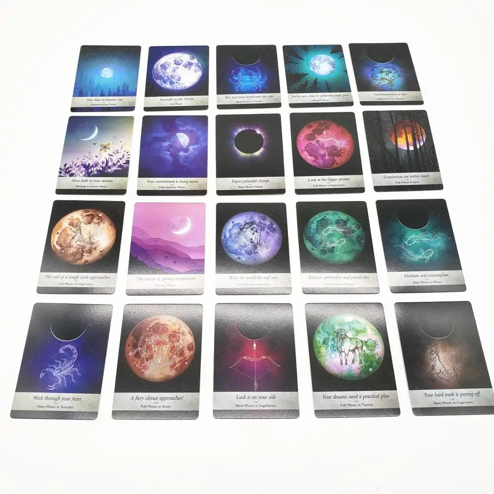 Карты гадания Moonlogy: Спросите и знайте мифические судьбы для удачных игр famliy карты