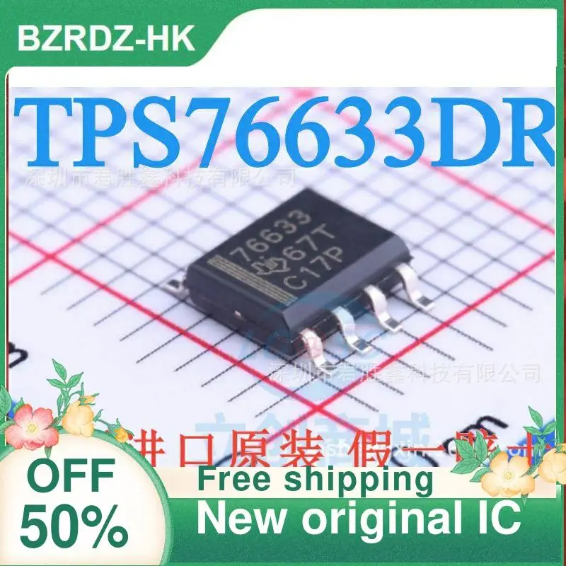 

2-10PCS/lot TPS76633DR New original IC
