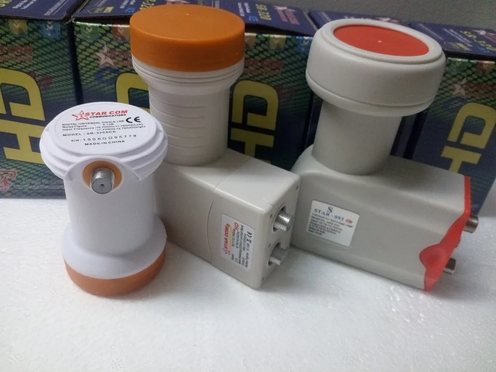 Лучший сигнал Full HD универсальный KU группа single LNB, Twin LNB и Quad LNB из водонепроницаемого материала с высоким коэффициентом усиления низкий уровень шума спутниковый LNB