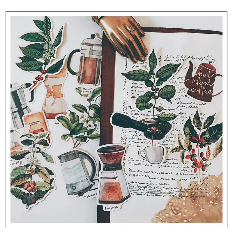 14 шт. Стикеры с кофейной душой s поделки и Скрапбукинг книга Студенческая