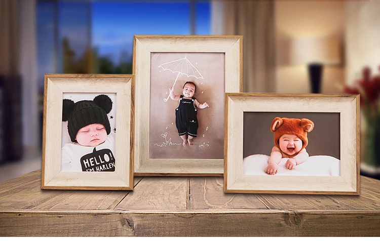 Ретро рамка для картин простая DIY настенная фоторамка деревянные рамки украшение дома детский альбом Детская Рамка