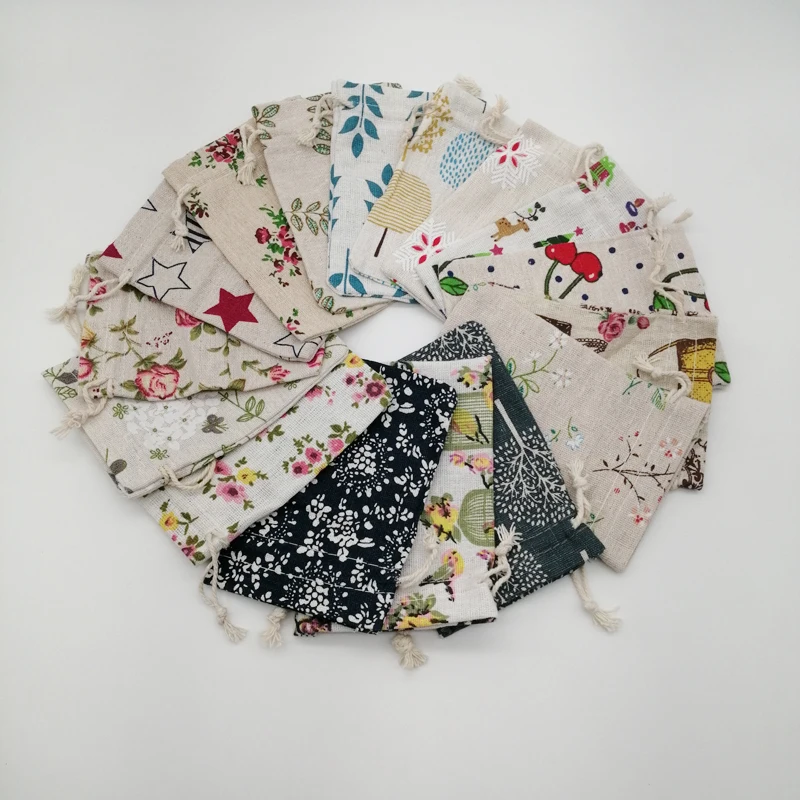 10 шт. маленькие подарочные пакеты для демонстрации ювелирных изделий упаковка из