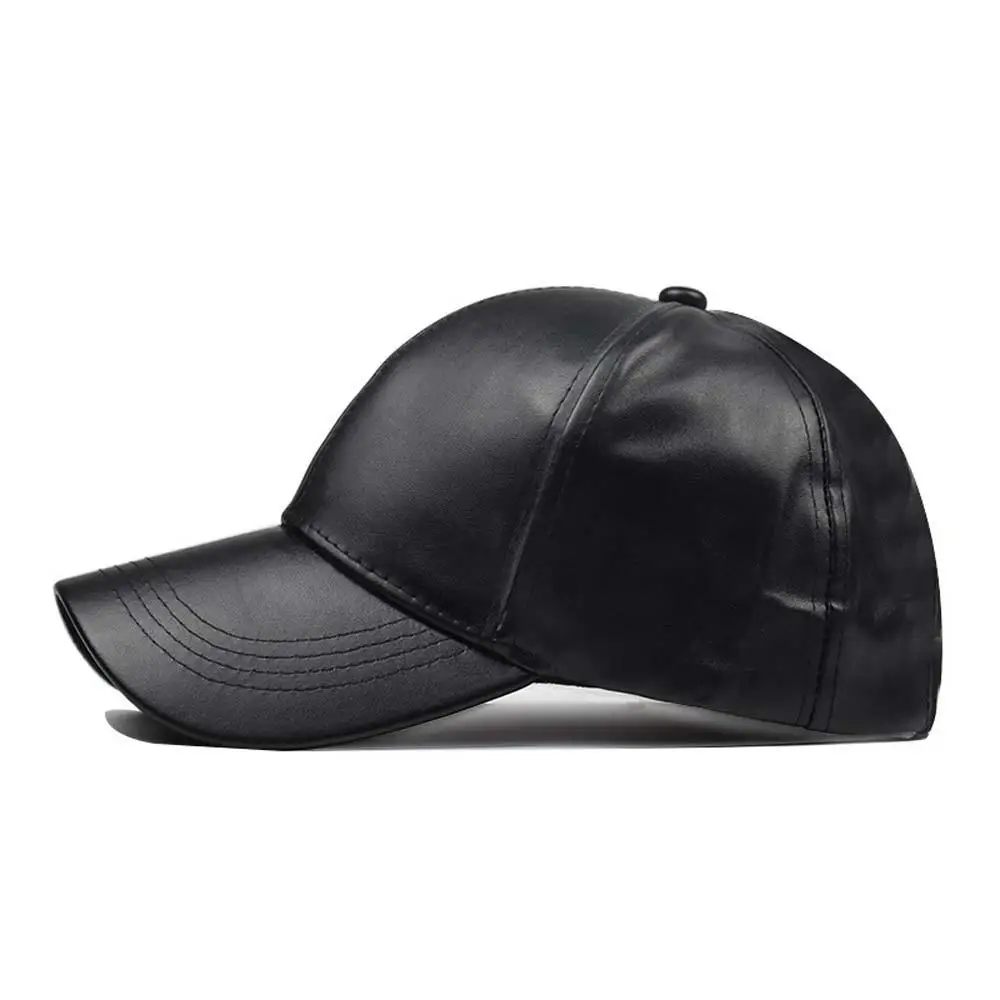

1 Pcs Casual Baseball Cap Multi Solid Color Leather Outdoor Sport Adjustable Hat Sports Unisex Breathable Sun Protection Caps