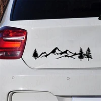 car sticker tree mountain camper car styling vehicle reflective decals sticker decor accessories wl2051