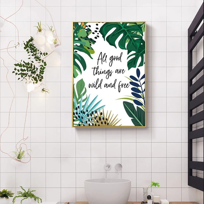 Настенные плакаты и принты картина с рисунком животных Koala Jungle в скандинавском