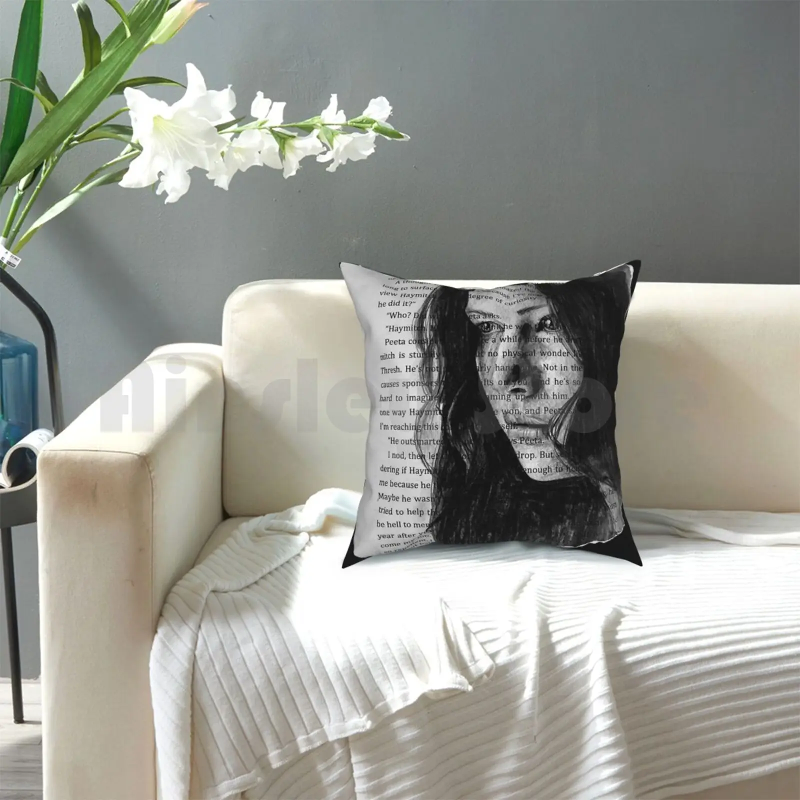 Katniss Everdeen портрет детской модели домашняя мягкая фотообложка Thg Голодные игры