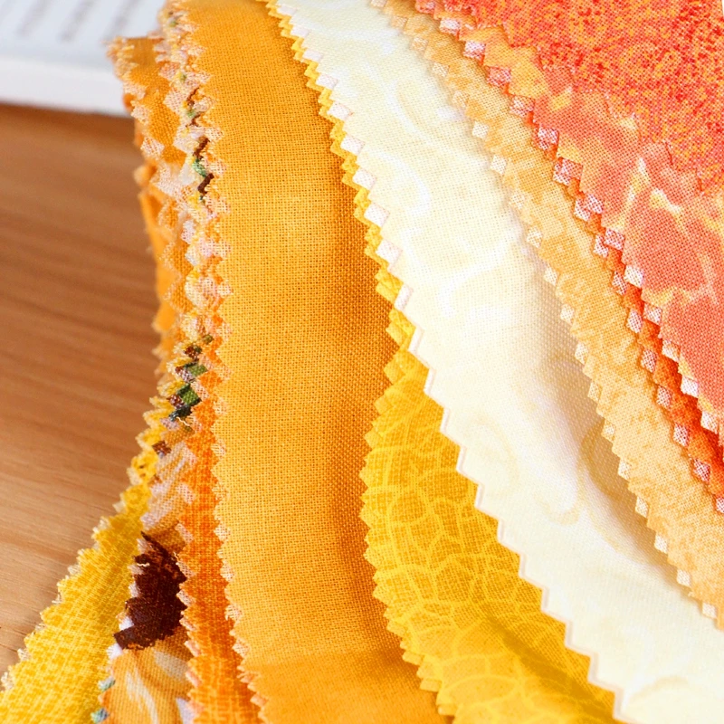 10 цветов желеобразный рулон хлопчатобумажная ткань Радужный цвет торт лоскутное