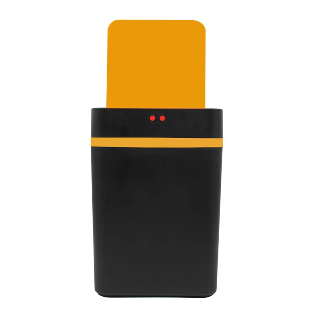 

Bathroom Silent Trash Can Office Smart Automatic Induction Open Trash Bin 12L