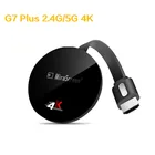 Беспроводной Wi-Fi зеркальный кабель G7 Plus, 2,4G 5G, 4K, адаптер HDMI 1080P, ключ дисплея для iPhone, Xiaomi, Huawei, Android