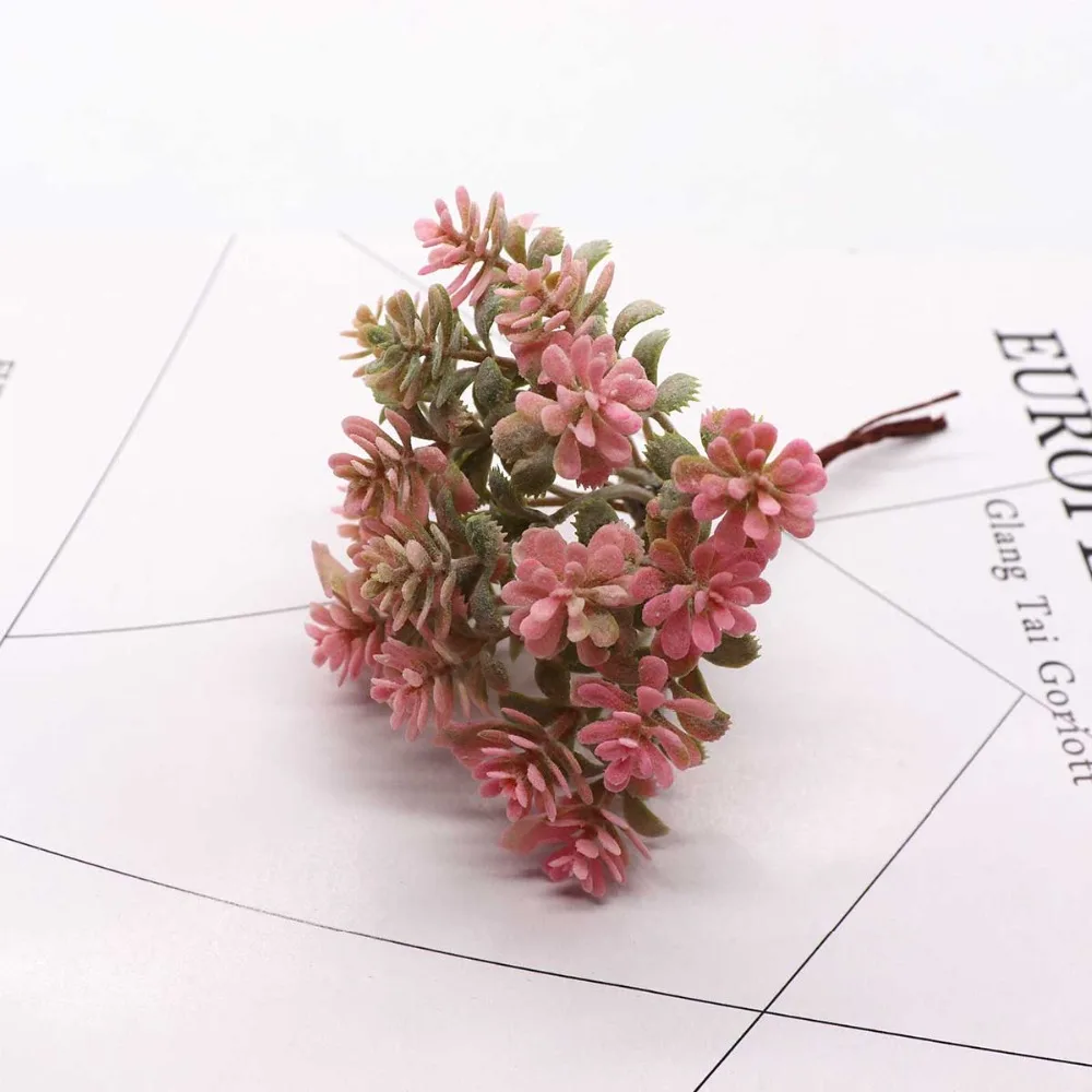 6 шт./10 шт. искусственные цветы ананасовая трава сосновые орехи шишки для свадьбы