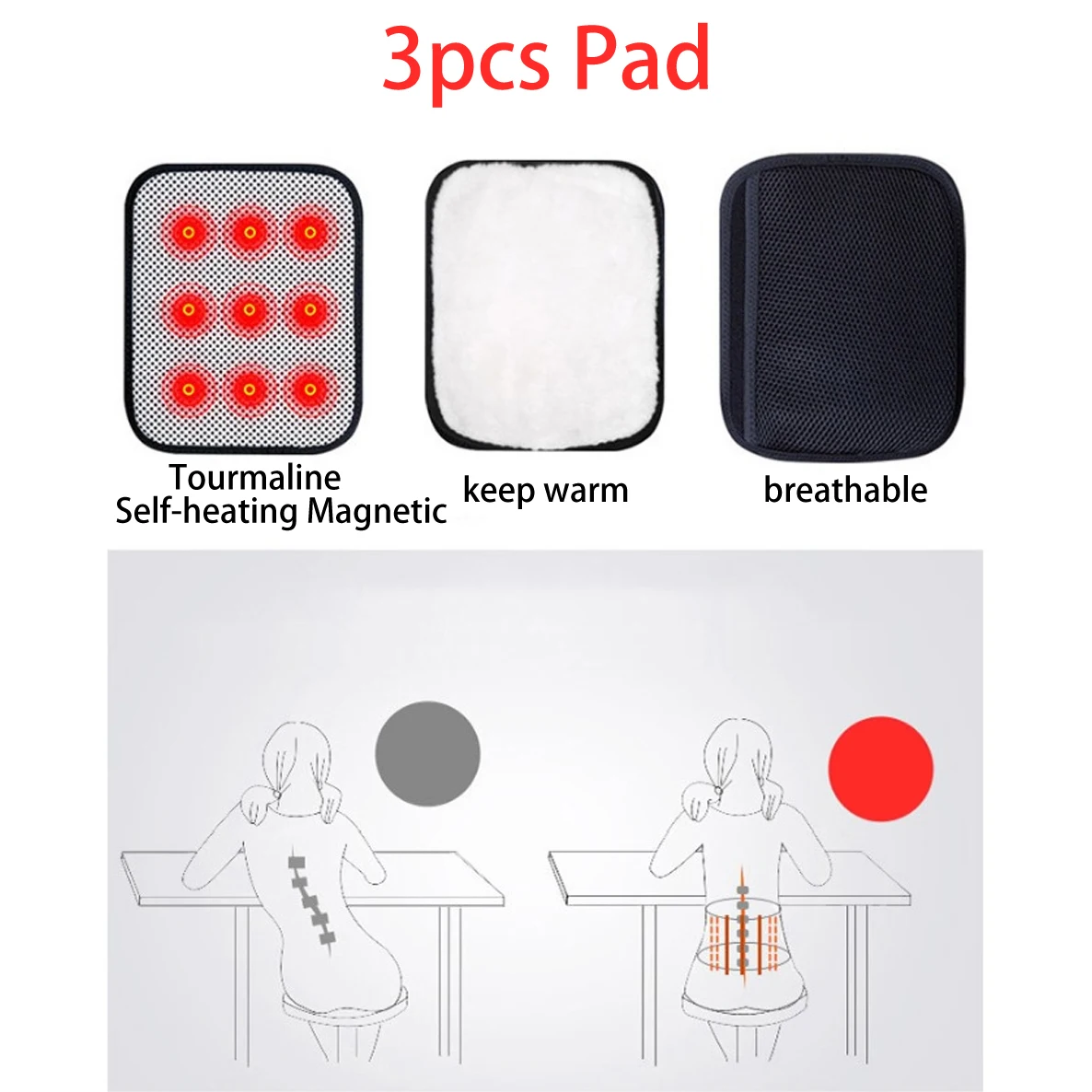 

Tourmaline Self Heating Steel Bone Back Lumbar Waist Support Belt Brace Orthopedic Protection Posture Corrector Corset Belt Men