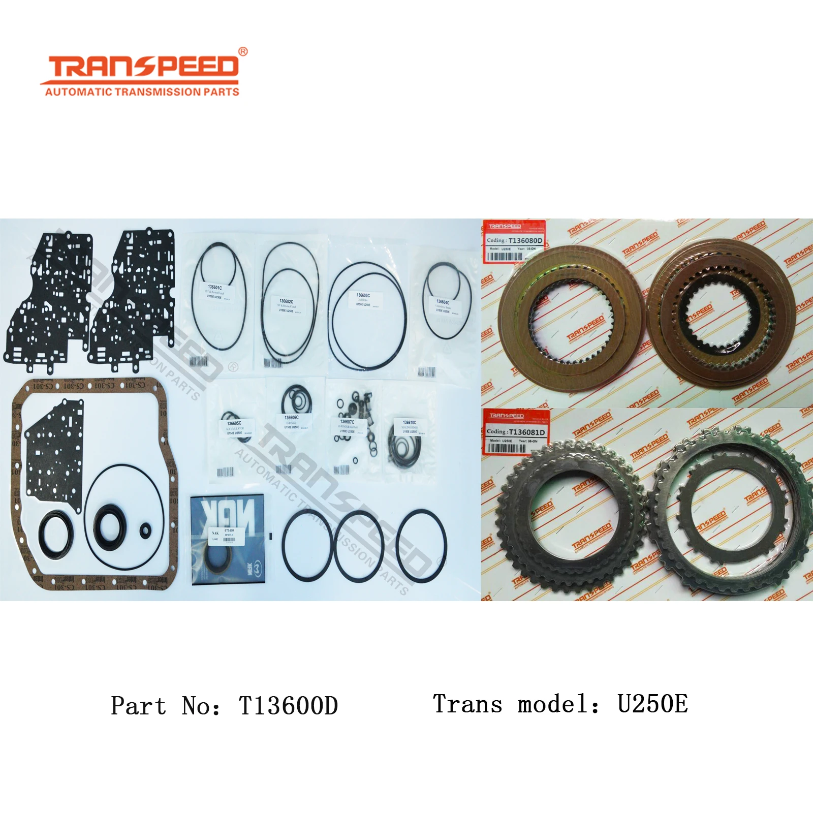

TRANSPEED U250E Автоматическая передача главный Ремонтный комплект для TOYOTA