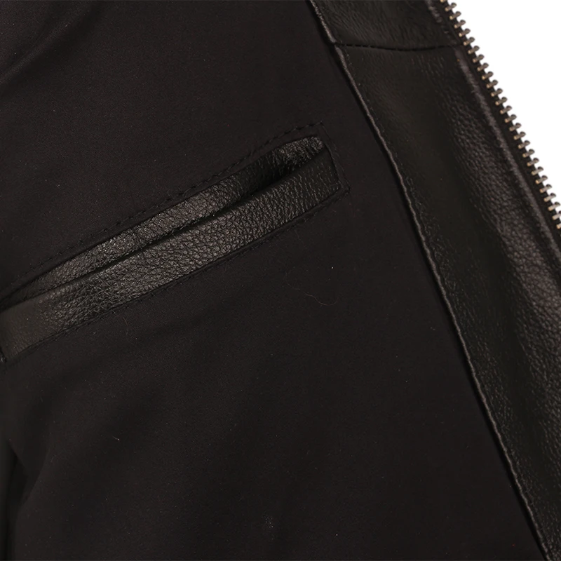 Мужской жакет из 100% коровьей кожи винтажный куртка натуральной для осени и зимы