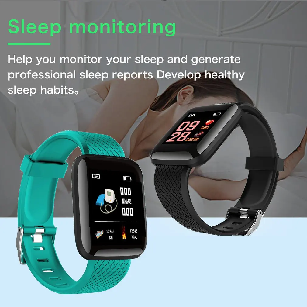 116plus Smart Watch Men Blood Pressure Smartwatch Women Heart Rate Monitor Fitness Tracker Bluetooth Sport Watches | Электроника