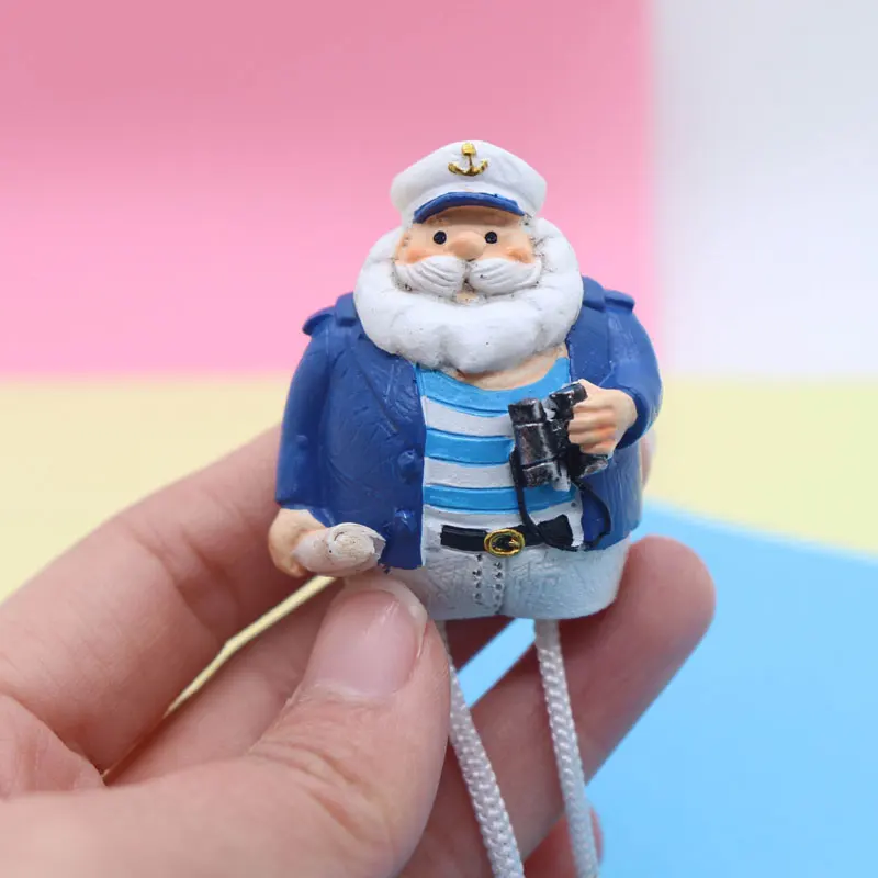 Магнит на холодильник морячок сувенир морская тема синее кухонное украшение