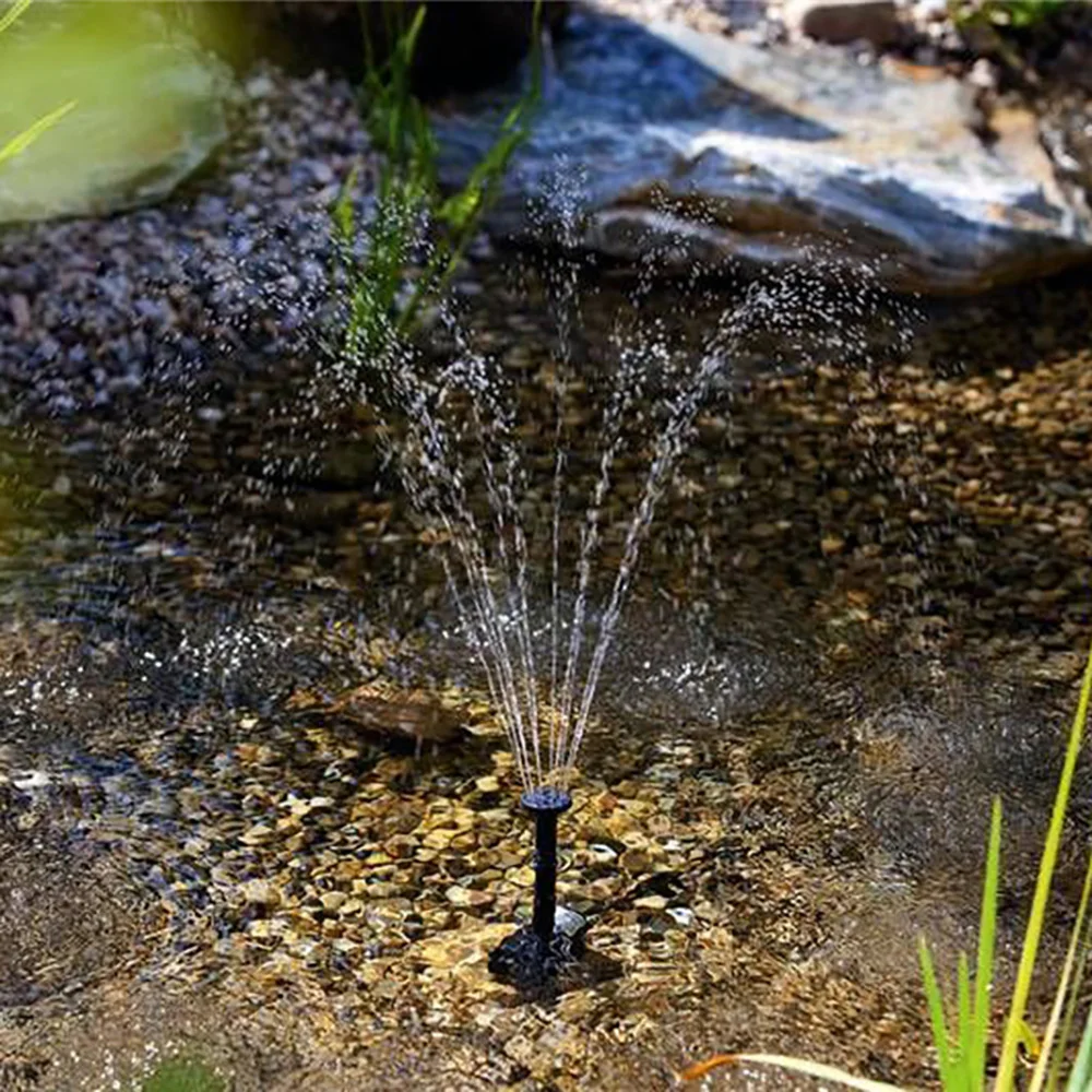 Солнечная панель с питанием от воды насос сад бассейн Пруд аквариум фонтан 260л/ч