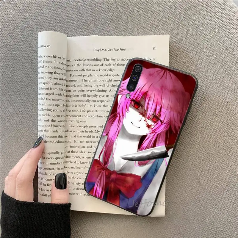 

Future Diary Mirai Nikki Phone Cases For Samsung galaxy S note 7 8 9 10 20 fe edge A 6 10 20 30 50 51 70 lite plus Soft Funda