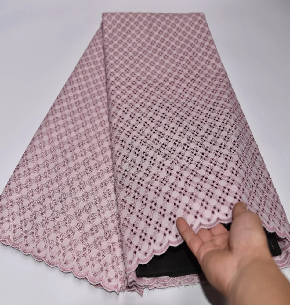 

sky blue Polish lace swiss lace for men voile suisse cotton nigerian lace fabrics 5yards African Embroidery Lace