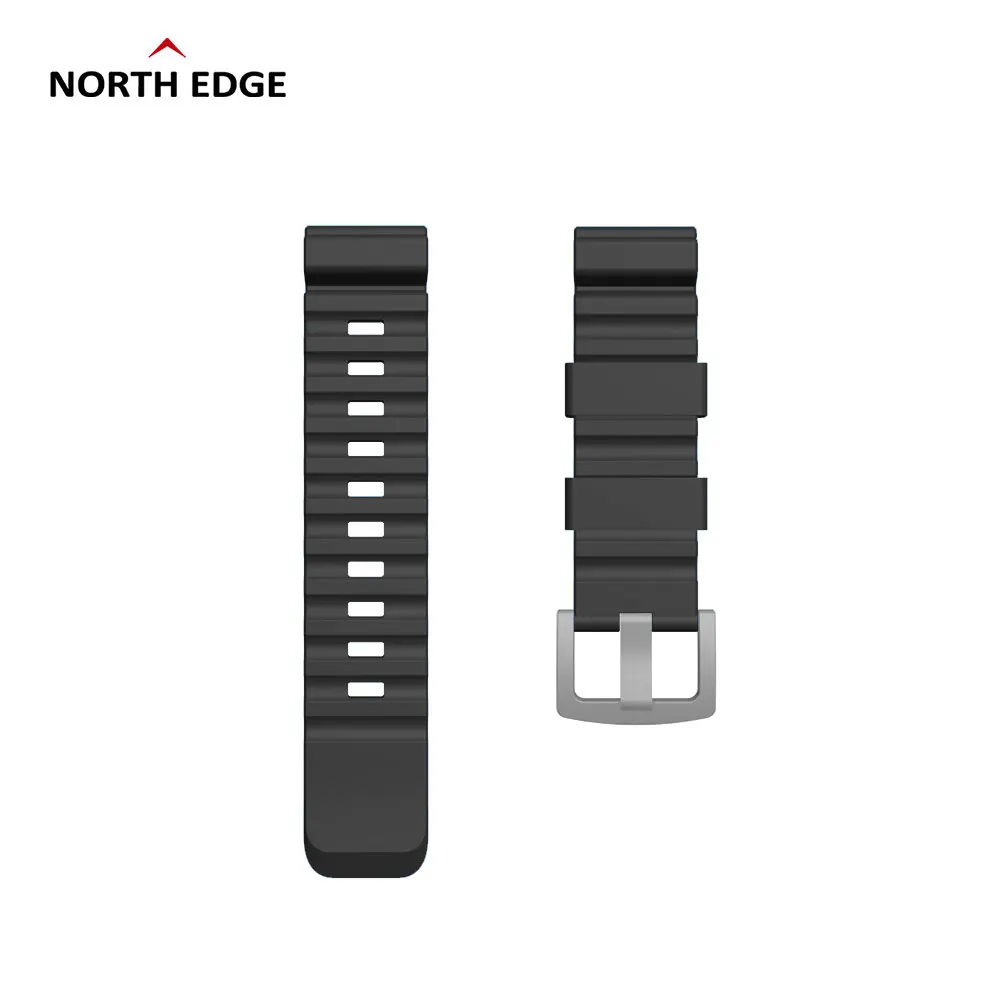Ремешок для часов NORTH EDGE 24 мм силиконовый ремешок ремешки аксессуары смарт-часов