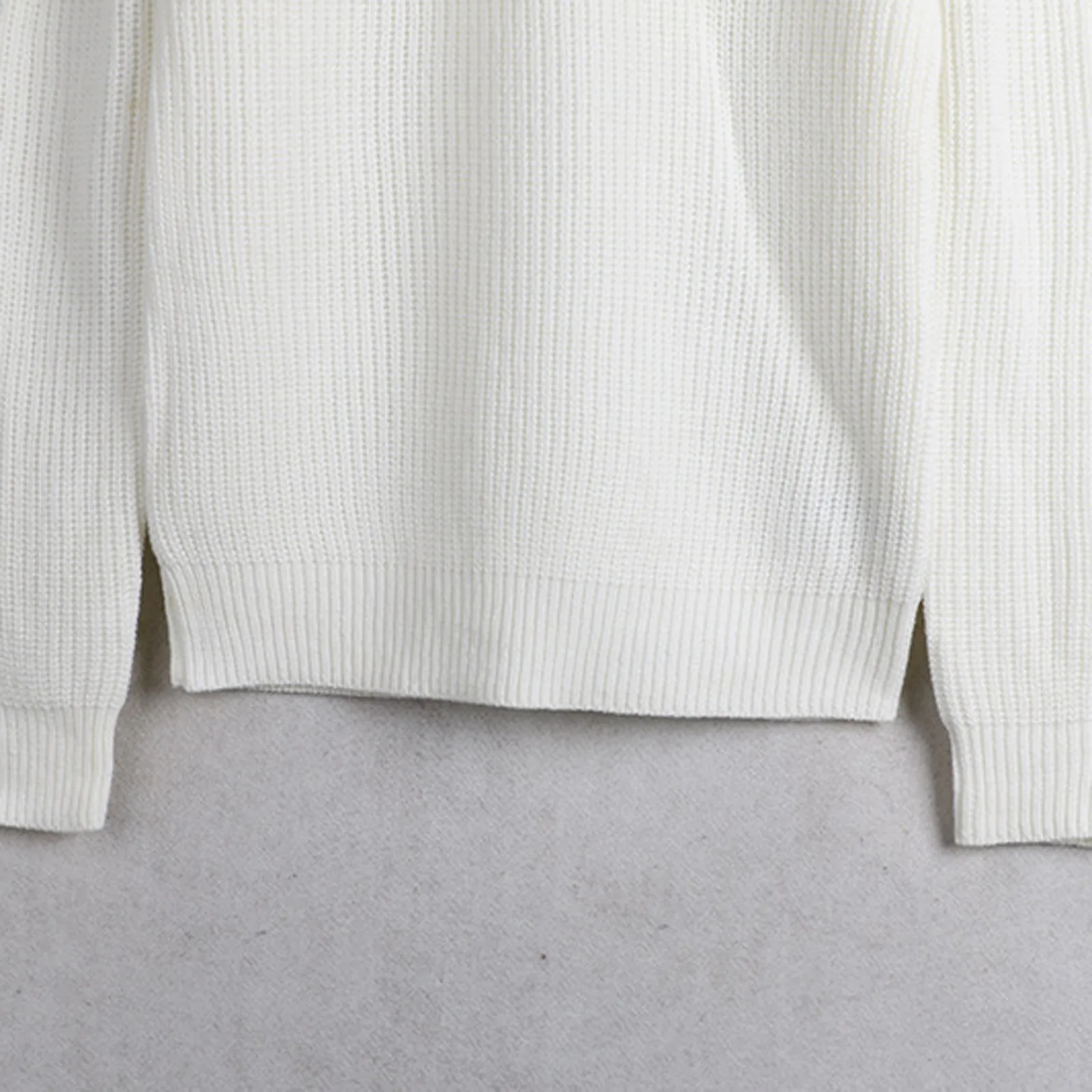 Мужской осенне-зимний однотонный пуловер Повседневная вязаная Мужская одежда