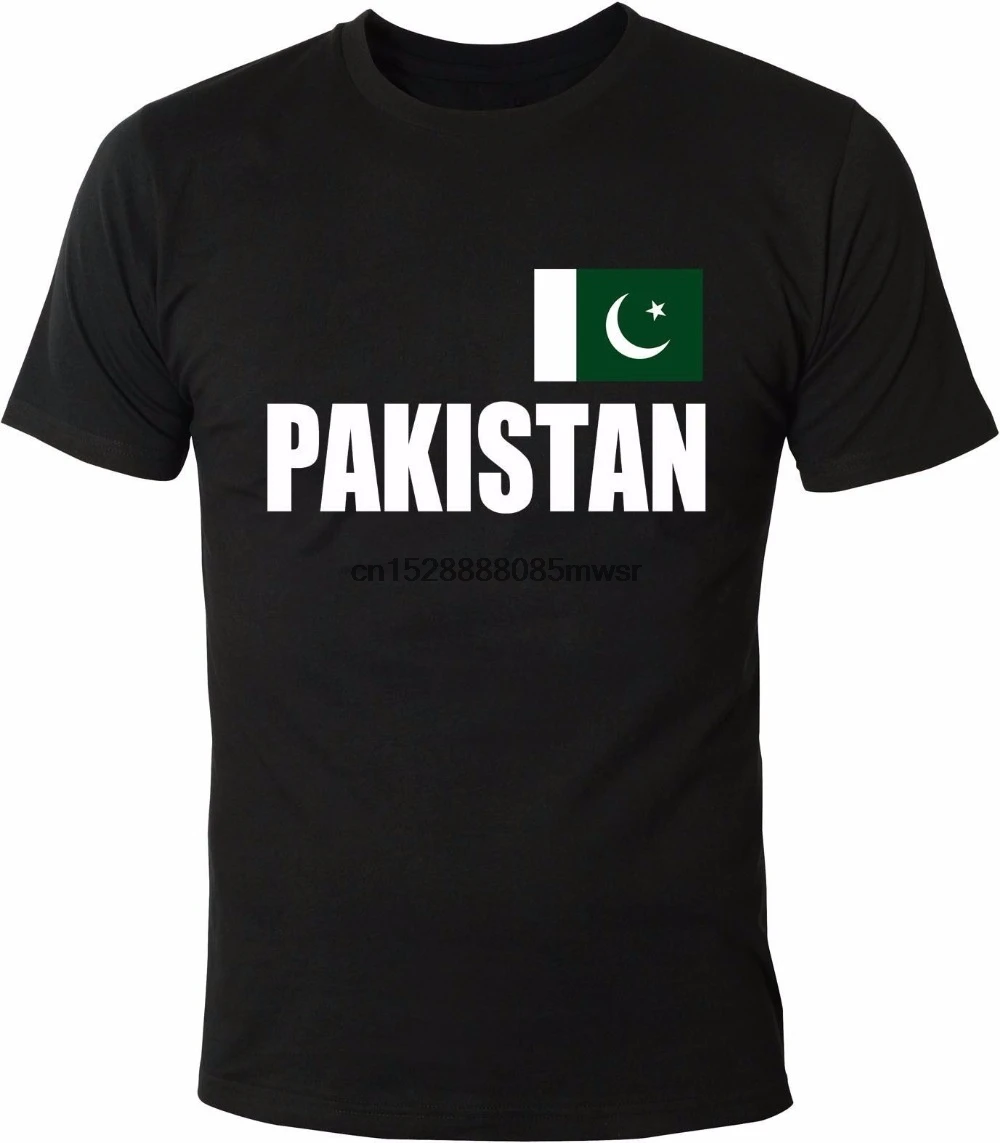 Новинка 2019 года модная популярная футболка Летний стиль Забавный флаг Пакистана