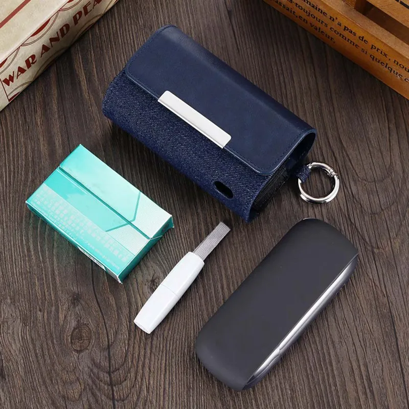 

Luxury Leather Case Portable Hook Cases For IQOS 3.0/3 DUO Storage Bag Full Protective Carrying Cover For IQOS 3 A