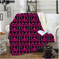 liasoso 3d print high quality plaid throw blankets home bed comforter journey hiking hotel restaurant bedspread on the bed