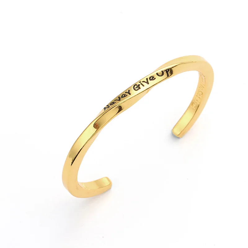 Женский браслет из нержавеющей стали CHICVIE с кристаллами со спиральными буквами