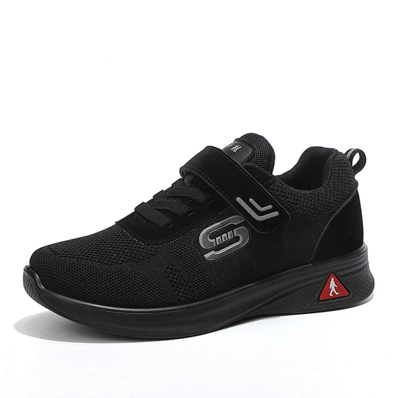 

Men's Sneaker Shoes 2020 Autumn Men's Middle-aged Elderly Leisure Walking Shoes Sneaker Couple Shoes Flying Woven Men's Shoes