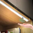 Алюминиесветодиодный светодиодная балка с управлением рукой, питанием от USB, 5 в постоянного тока, кухонная лампа, светодиодный ная лампа для шкафа, светодиодная лампа с датчиком движения рук, Светодиодная трубка