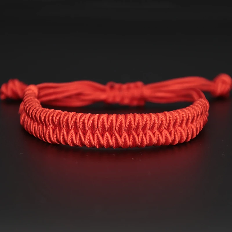 Diffone 2020 счастливый красный браслет для женщин и девочек китайский Заплетенный в