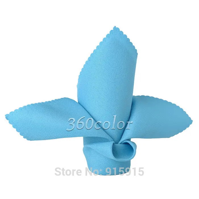 Light blue 10 льняных салфеток носовой платок из полиэстера 1" X 12" ткань Diner Свадебная вечеринка Рождество событие поставка 30 см* 30 см много цветов - Цвет: Light blue