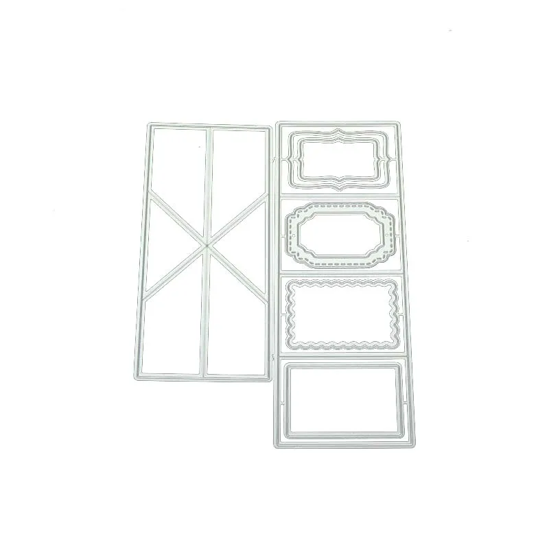 

Rectangle Lines Origami Metal Cutting Dies Craft Stencil Scrapbooking Handmade Tools Make Album Paper Punch Blade Decor Template