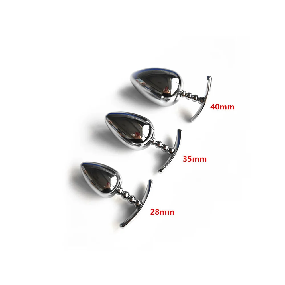 Анальная пробка металлическая расширитель секс-игрушки бисер для взрослых