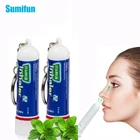 Крем с мятой, контейнеры для носовых ингаляторов эфирных масел, 12 шт., против ринита, для носа