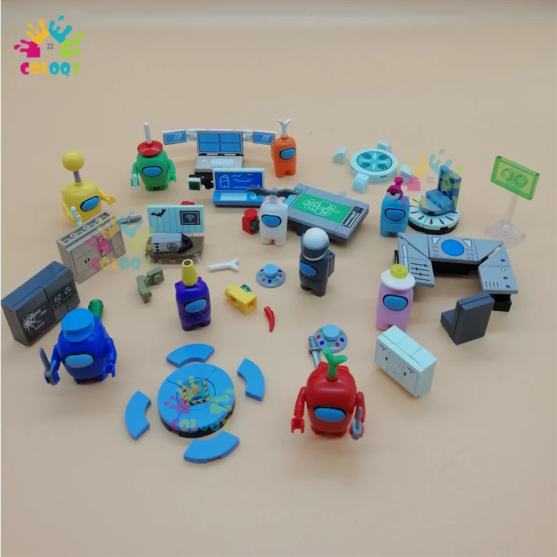 

Kids Toys Among Game Us Model Set Building Blocks Figures Bricks Idear Creative DIY Scientific Educational Toys For Children