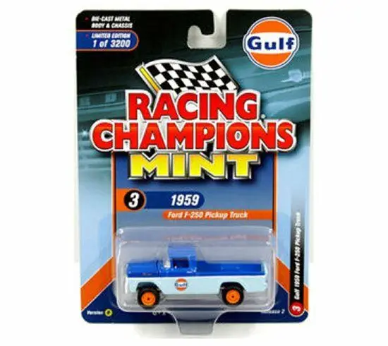 

Racing Champions MINT cars 1/64 1959 Ford F-250 Pickup gulf Collection car