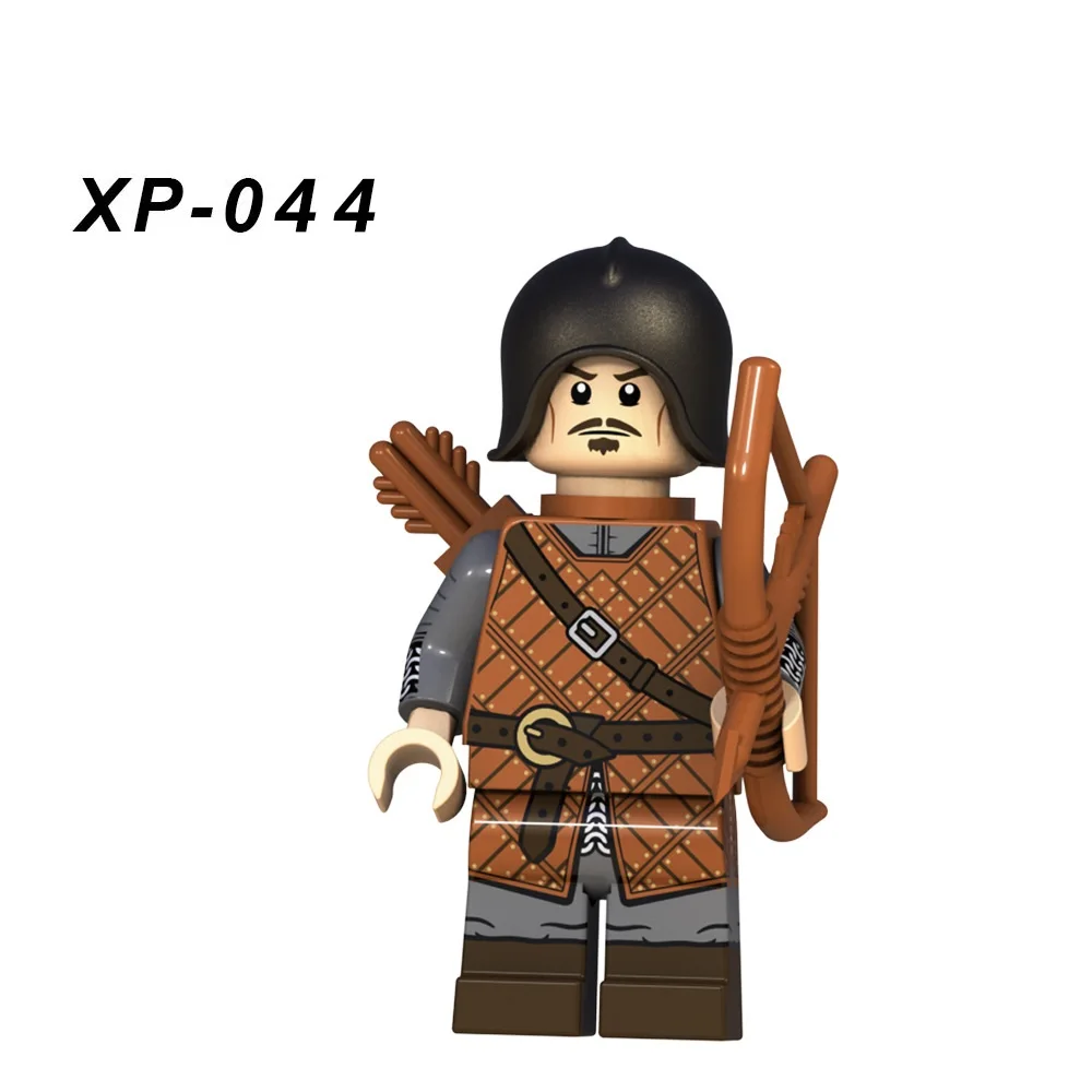 LegoING Игра престолов действие миниатюрный Эддард Старк копье пехота Playmobil